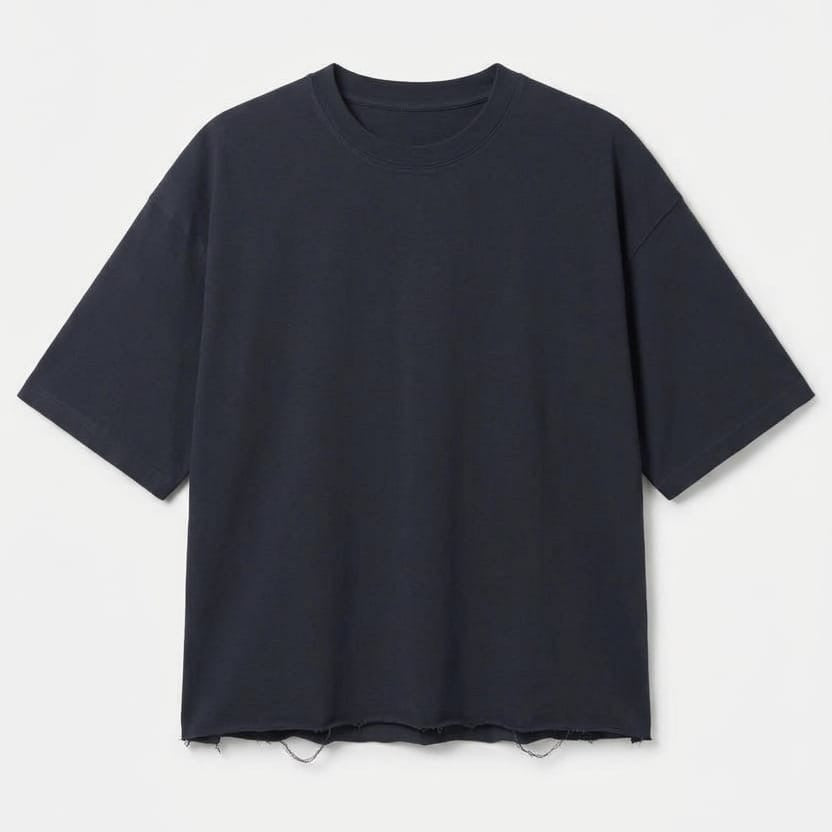 Unfamed : oversized boxy fit oversized premium tee [240 gsm]