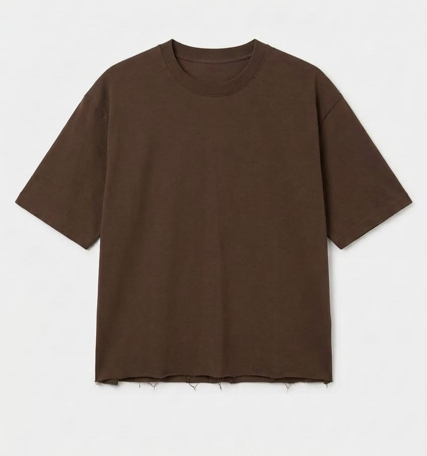 Unfamed : oversized boxy fit oversized premium tee [240 gsm]