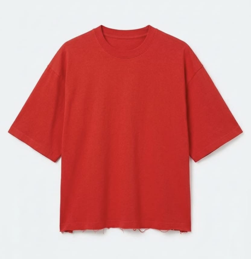 Unfamed : oversized boxy fit oversized premium tee [240 gsm]
