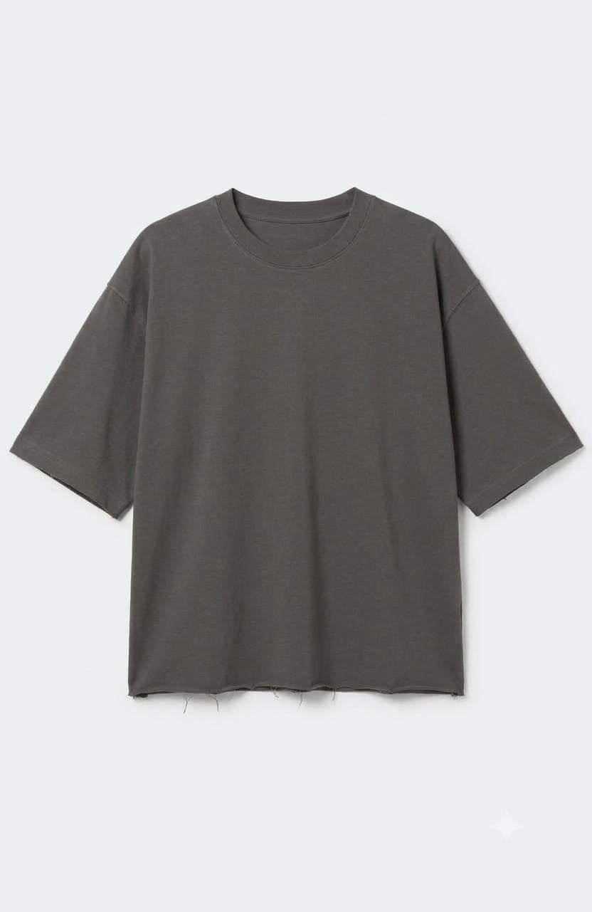 Unfamed : oversized boxy fit oversized premium tee [240 gsm]
