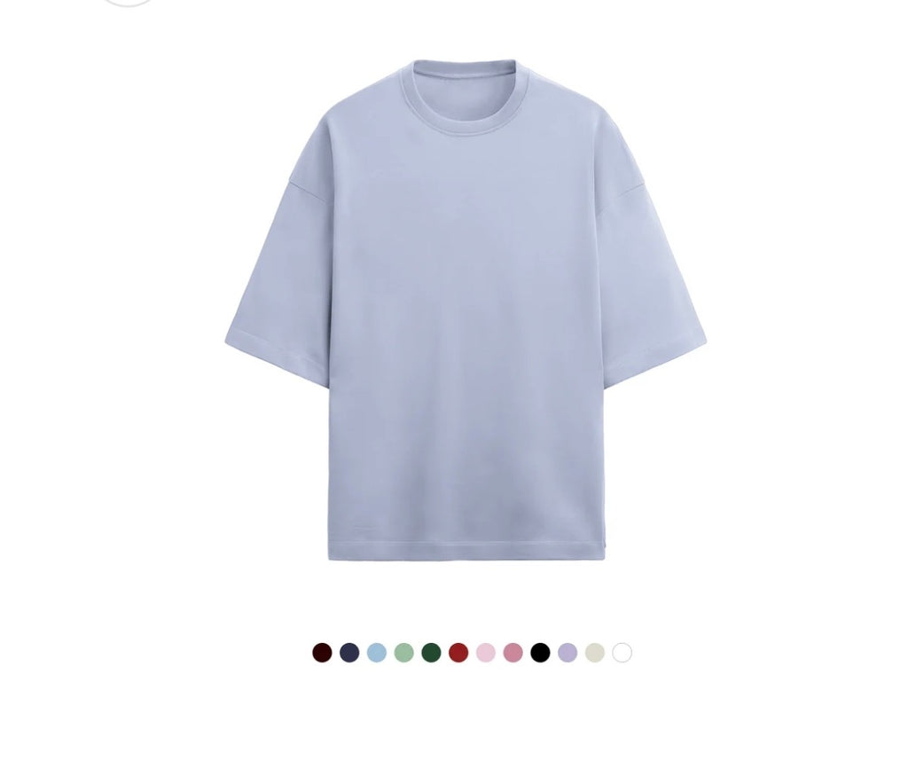 Unfamed : terry cotton oversized tee [12 colours][280 gsm]