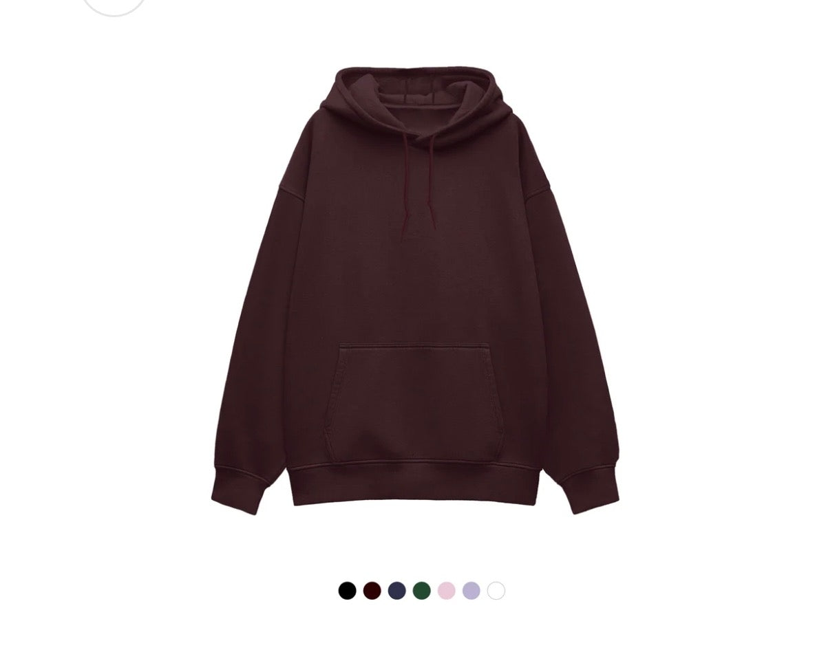 Unfamed : heavy winter hoodie [400gsm,fleece inside ][oversized]