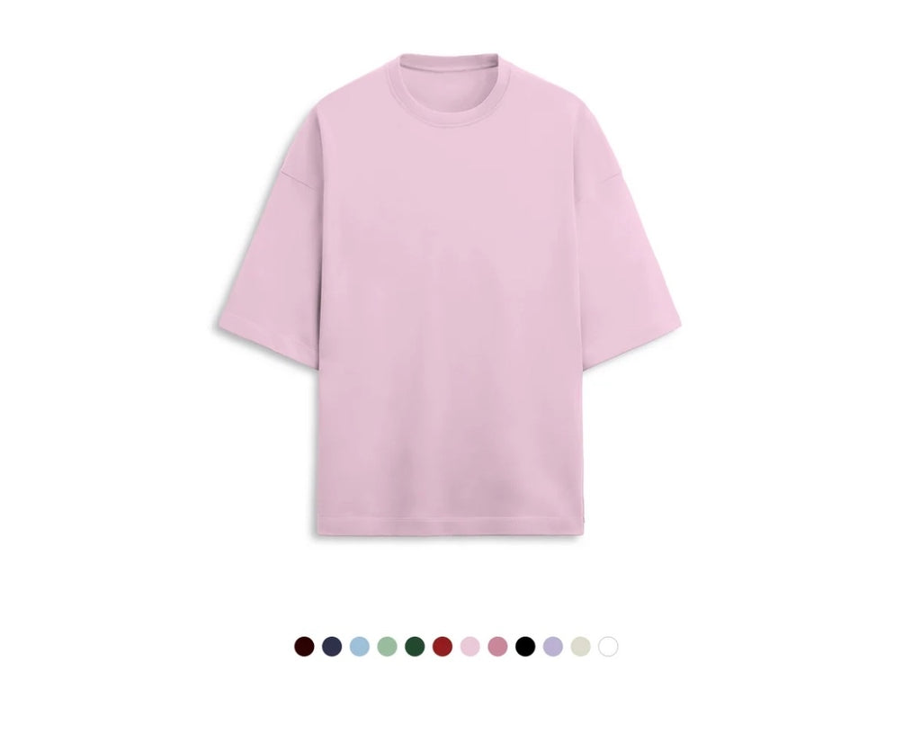 Unfamed : terry cotton oversized tee [12 colours][280 gsm]