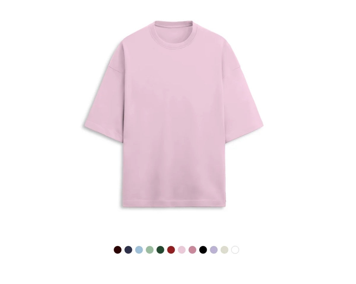 Unfamed : terry cotton oversized tee [12 colours][280 gsm]