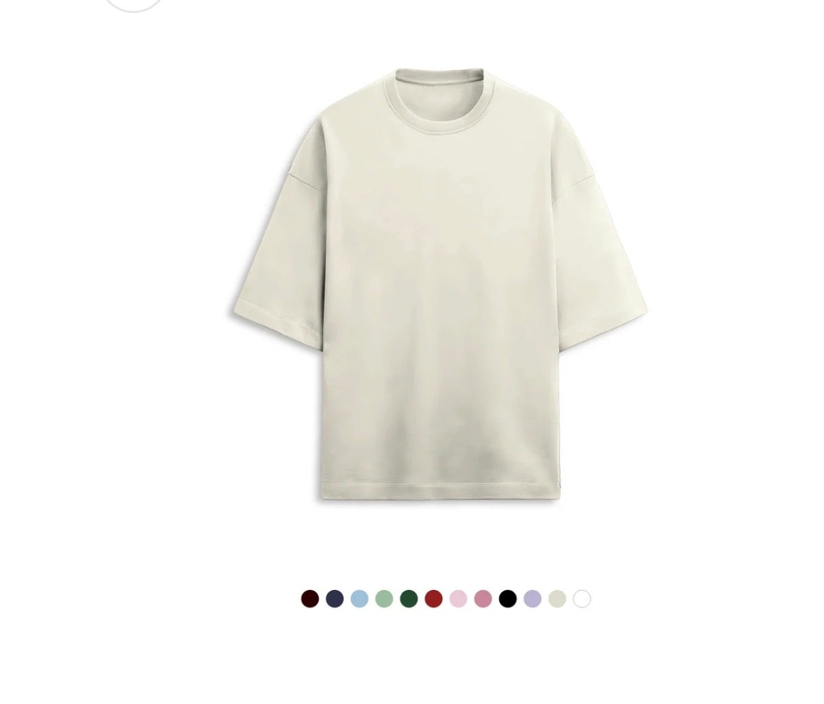 Unfamed : terry cotton oversized tee [12 colours][280 gsm]